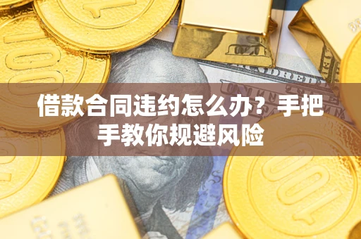 济南借款合同违约怎么办？手把手教你规避风险