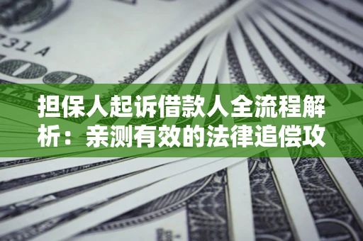 济南担保人起诉借款人全流程解析：亲测有效的法律追偿攻略