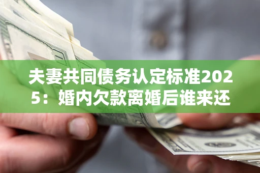 济南夫妻共同债务认定标准2025:婚内欠款离婚后谁来还? 济南夫妻共同债务认定标准2025:婚内欠款离婚后谁来还?