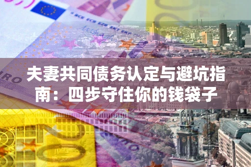 济南夫妻共同债务认定与避坑指南：四步守住你的钱袋子