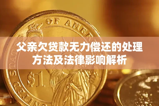 济南父亲欠贷款无力偿还的处理方法及法律影响解析