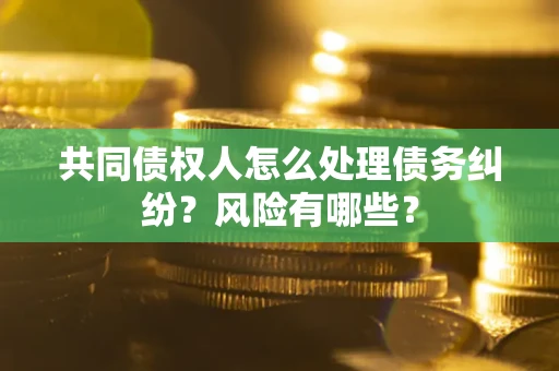 济南共同债权人怎么处理债务纠纷？风险有哪些？