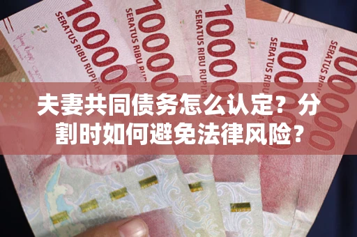 济南夫妻共同债务怎么认定？分割时如何避免法律风险？
